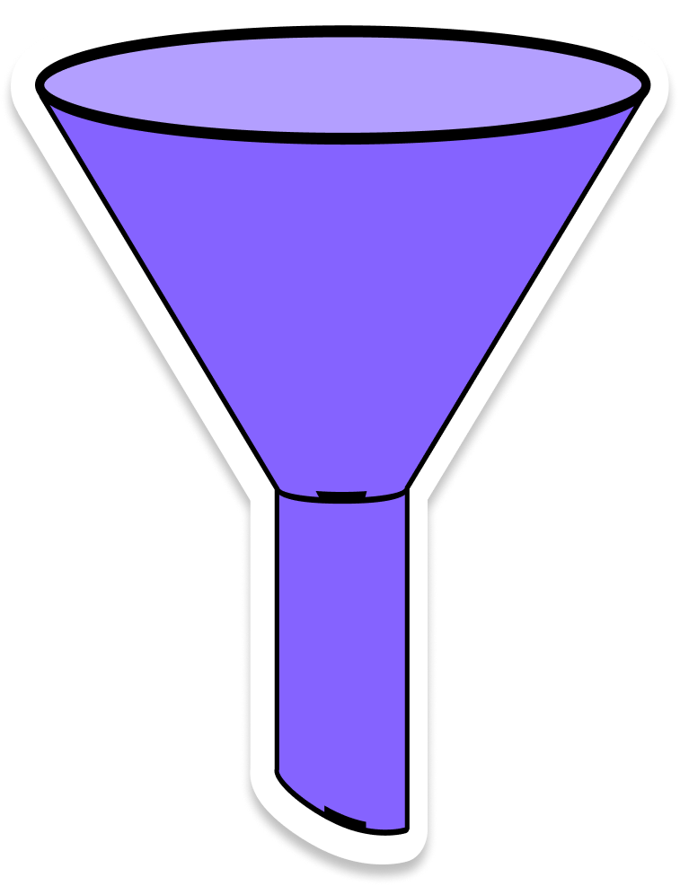 Funnel illustration