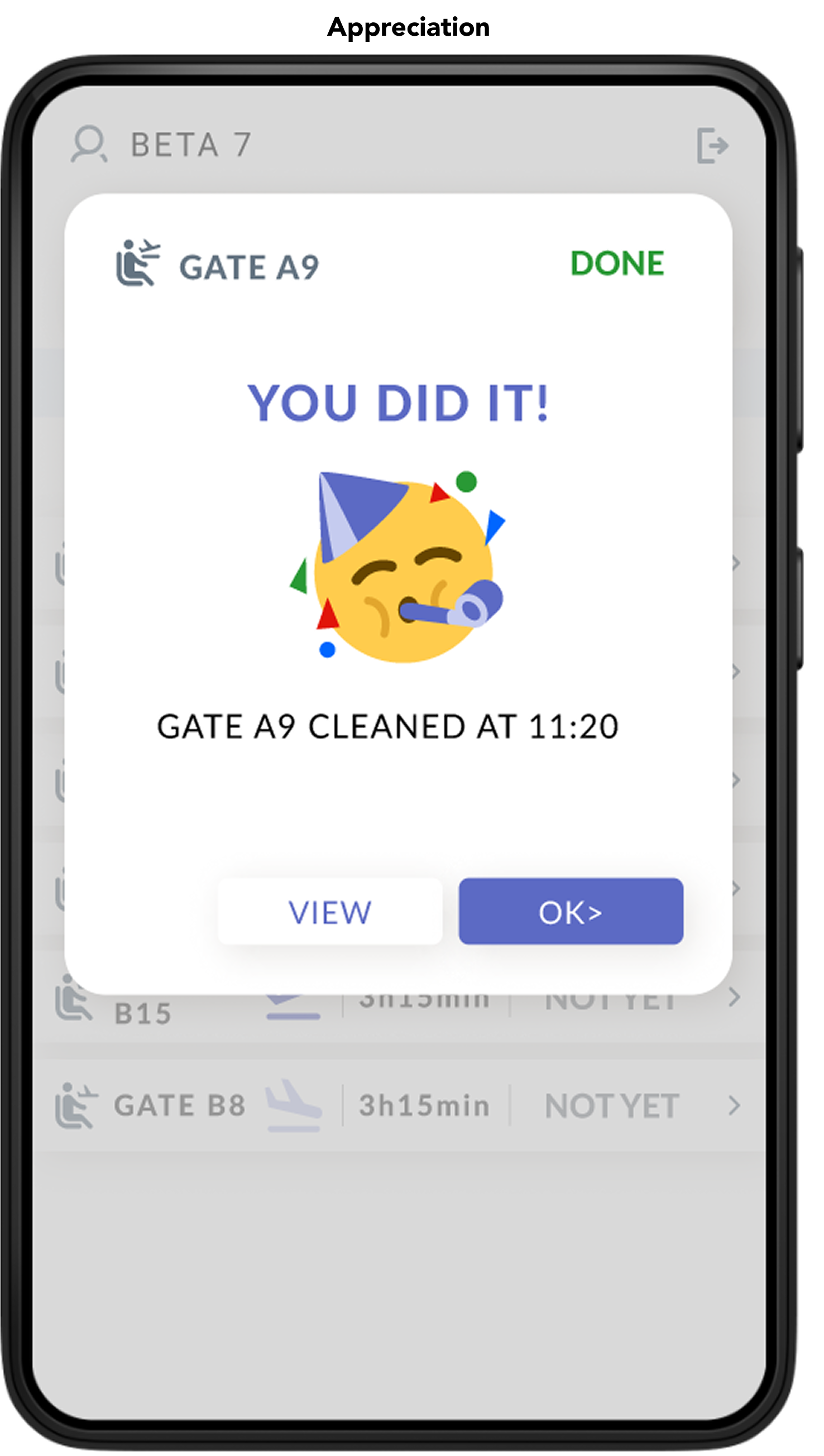 Gate workflow — Appreciation